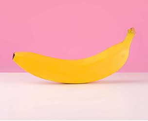 banane ansicht komplett