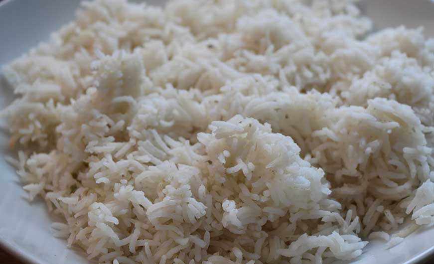 Reis abgekocht